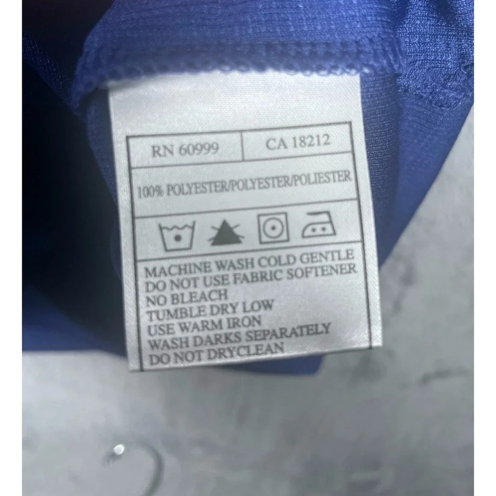 NWT Duke Blue Devils Antigua Men's Polo Shirt Blue White Size Large - Picture 6 of 6